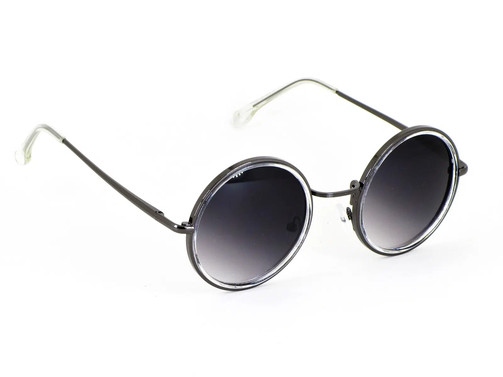 Belletti John Lennon Yuvarlak Cam Bayan Unisex Güneş Gözlüğü bl1845 - Siyah