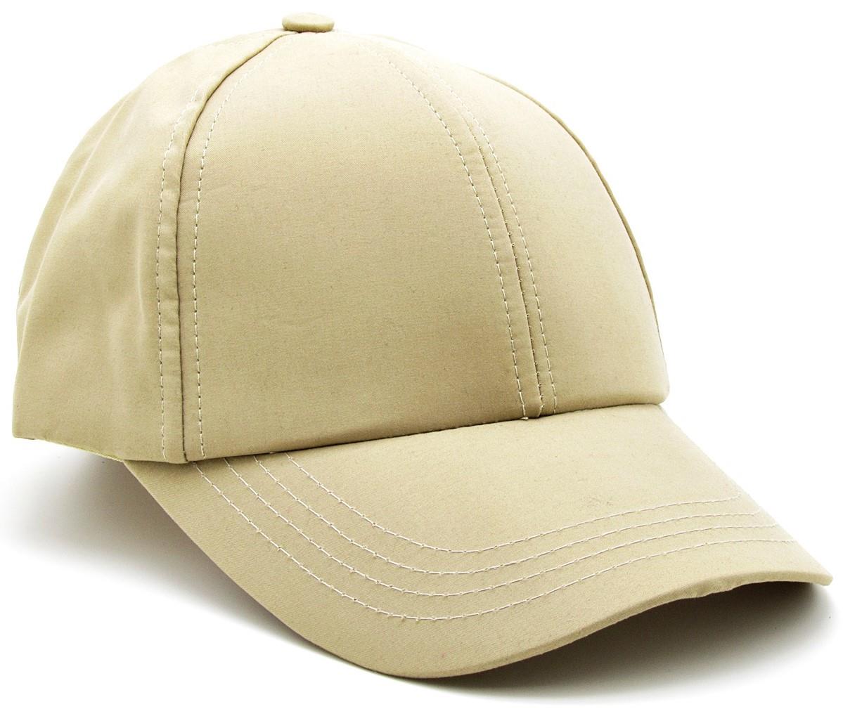 Baskısız Unisex Cap Erkek Şapka cp219 - Krem