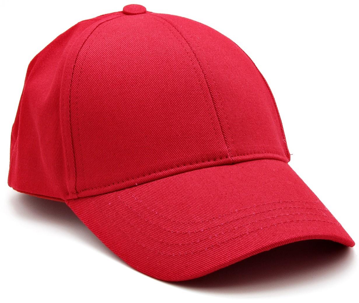 Baskısız Unisex Cap Erkek Şapka cp219 - Kırmızı