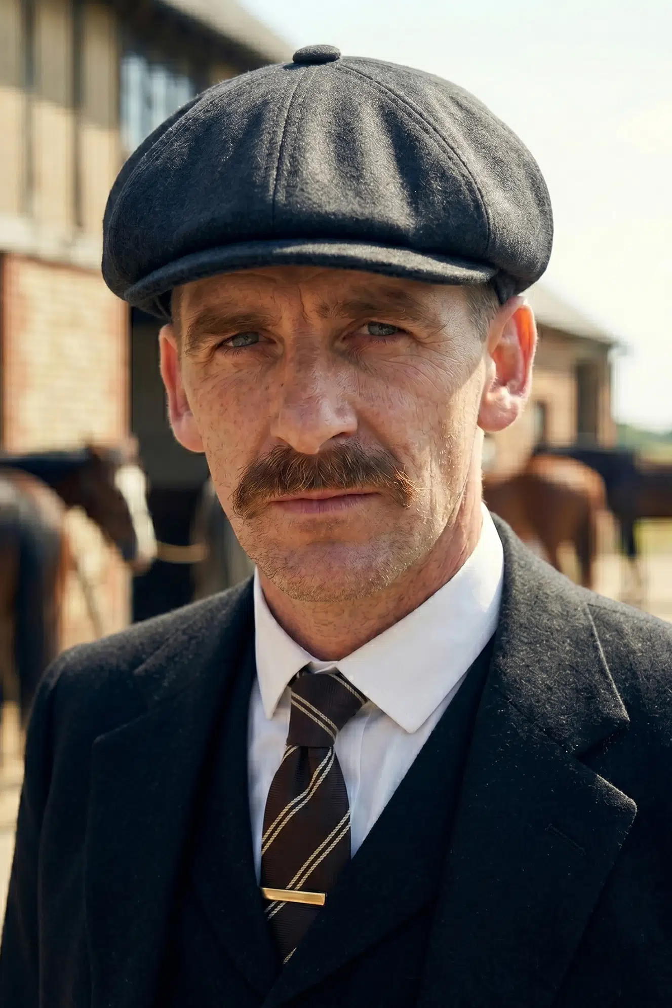 Erkek Kasket Peaky Blinders Driver Kaşmir Şapka Bere Fötr cp224u - Füme