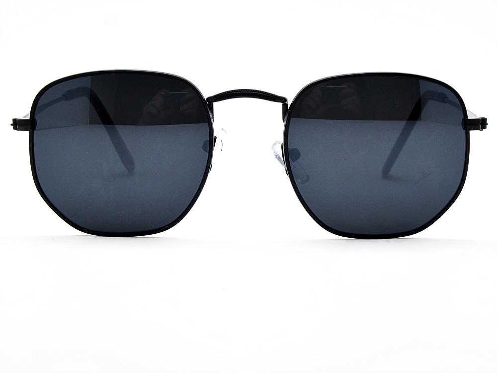 Extoll Altıgen Erkek Güneş Gözlüğü Beşgen Gözlük 6 Renk Ex612 - Siyah