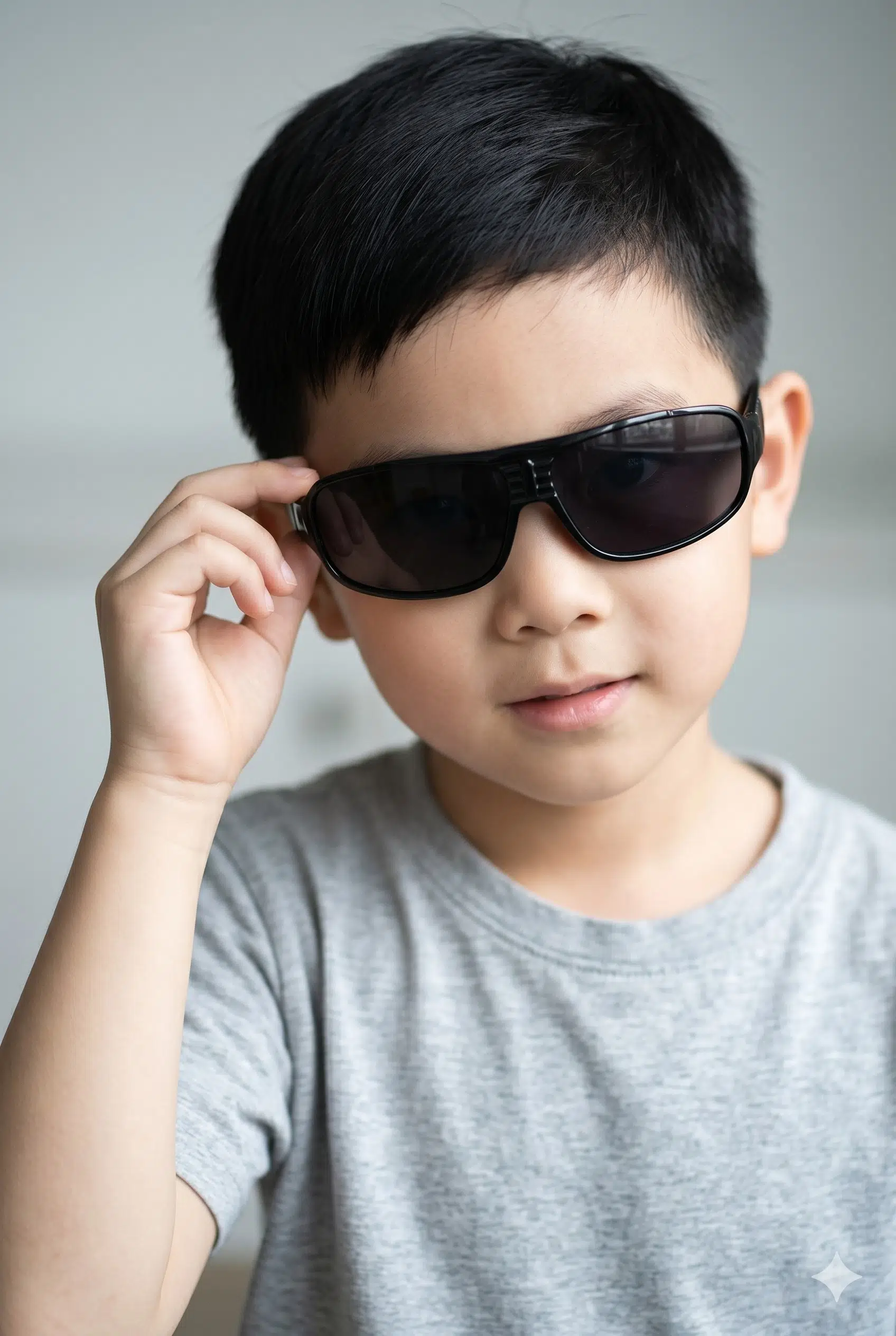 Extoll Kids Siyah Çocuk Güneş Gözlüğü 5 Çeşit - Ex09