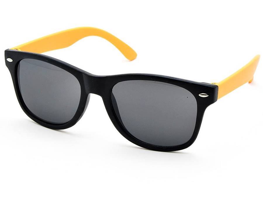 Extoll Çift Renk Erkek Çocuk Güneş Gözlüğü Modelleri ex268 - Ç- Siyah / S-Sarı
