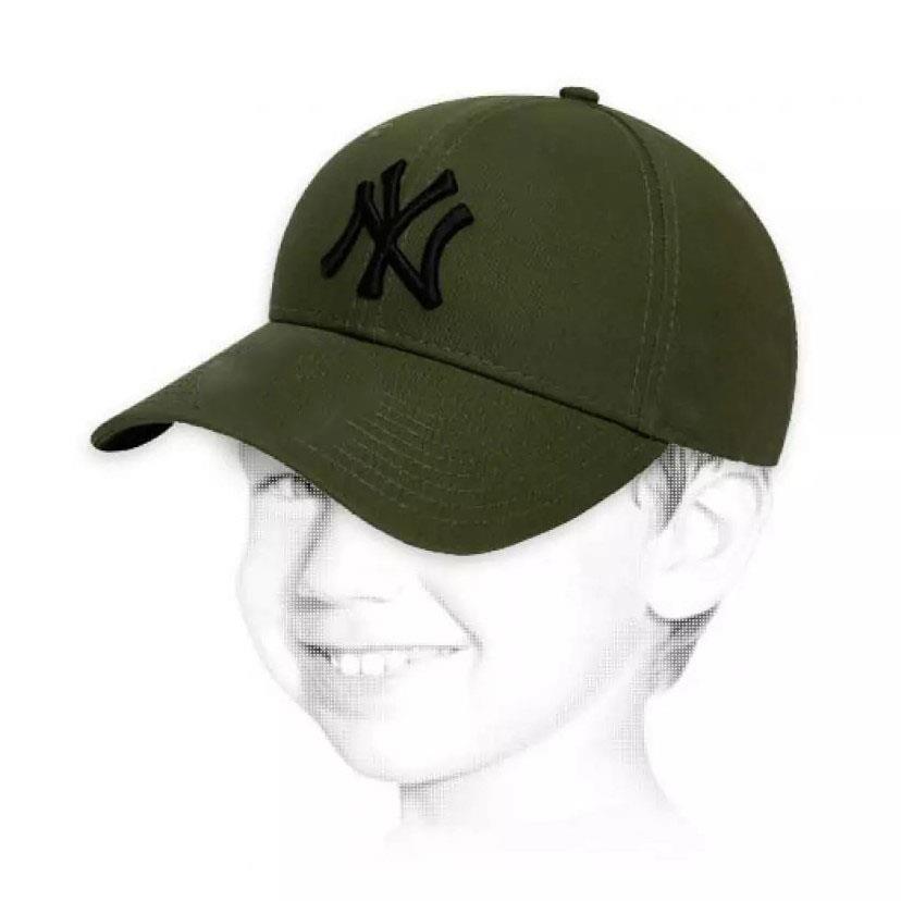 Garson Boy Çocuk NY Cap Şapka Yeşil cp234