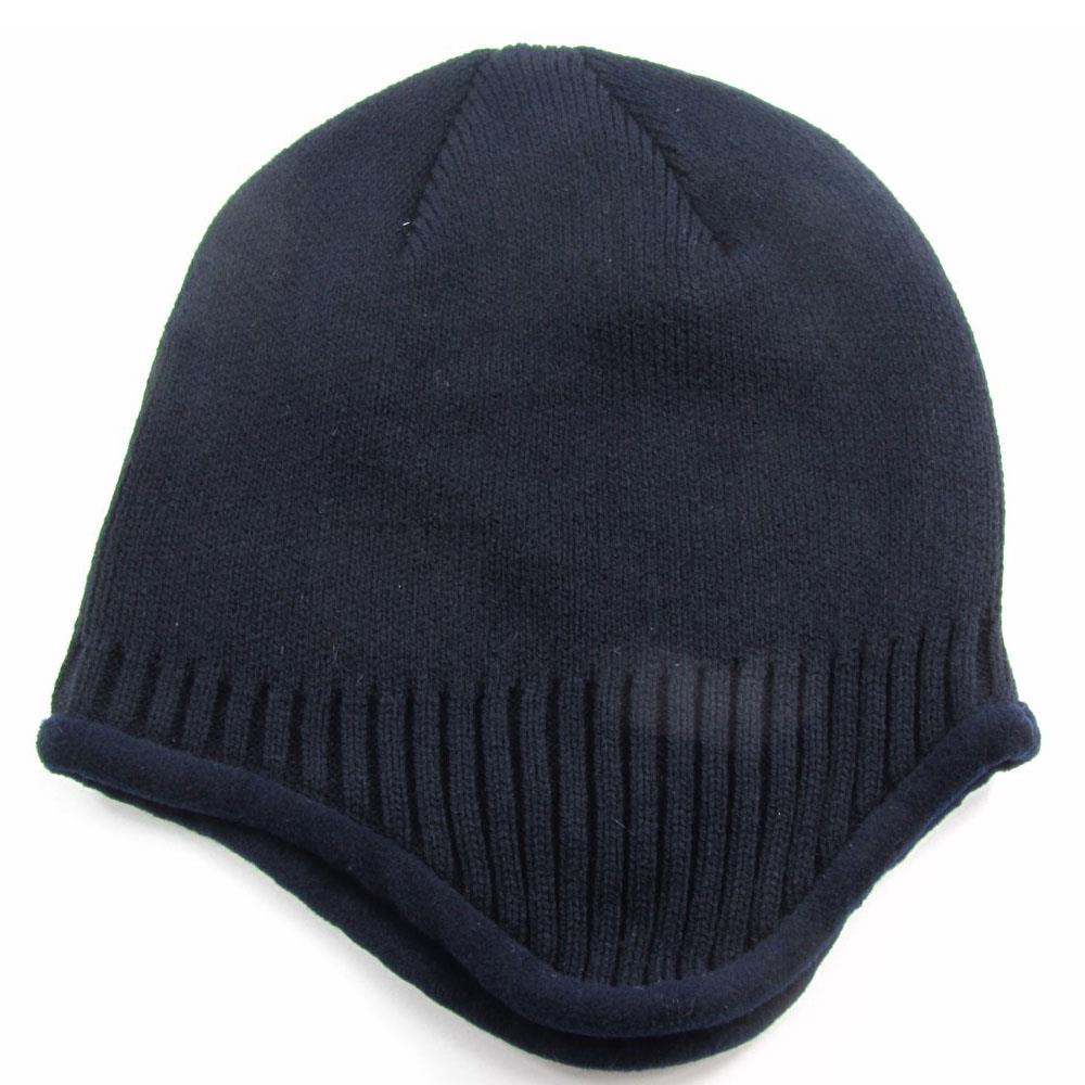 İçi Polarlı Kulaklıklı Erkek Bere Şapka 4 Renk cp181 - Lacivert