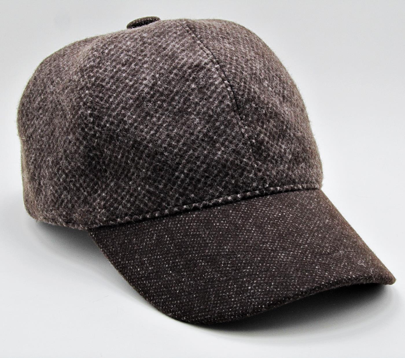 Kışlık Kaşe Beyzbol Kep Erkek Şapka cp225 - Kahverengi