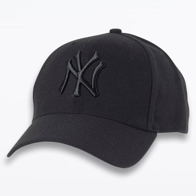 NY Cap Unisex Şapka cp220 - Siyah Siyah Yazılı