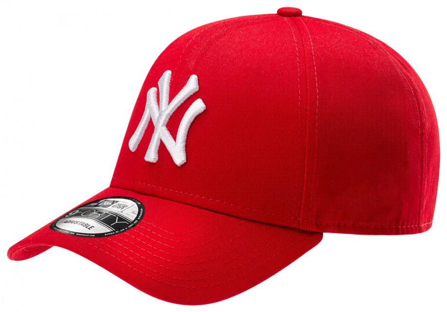 NY Cap Unisex Şapka cp220 - Kırmızı Beyaz Yazılı