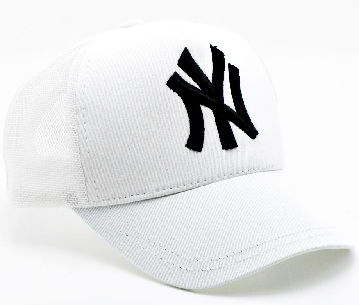 NY Cap Unisex Şapka cp220 - Beyaz