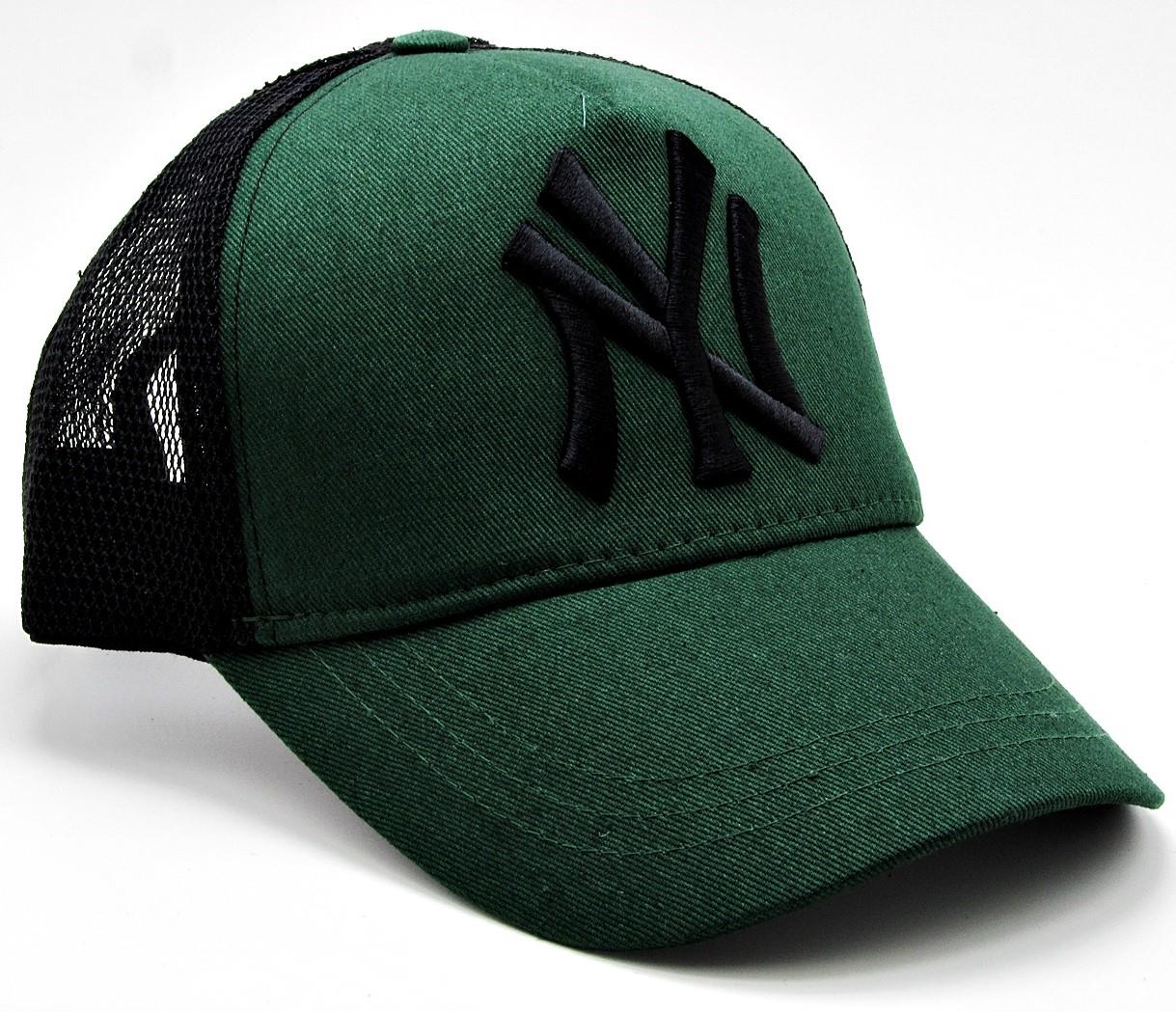 NY Cap Yazlık Fileli Unisex Şapka cp222 - Yeşil