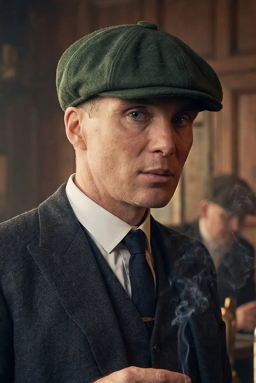 Peaky Blinders Şapka Newsboy Trend 8 Parça Kasket Fötr cp224p - Yeşil
