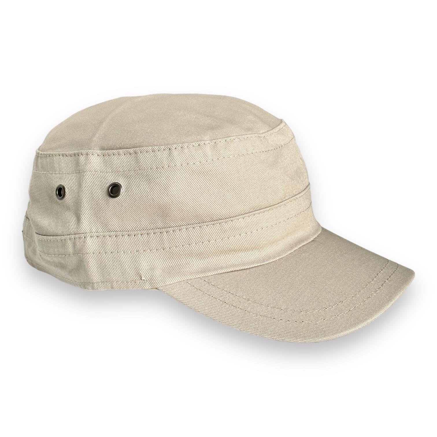 Yazlık Kastro Şapka Avcı Model Erkek Castro Cap cp239 - Bej