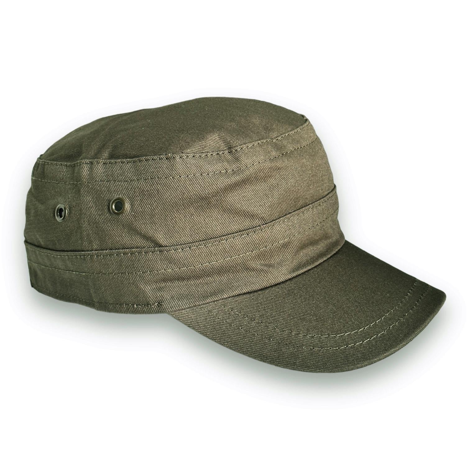 Yazlık Kastro Şapka Avcı Model Erkek Castro Cap cp239 - Haki Yeşil